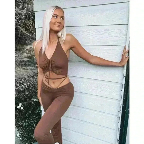 I.AM.GIA Halo Pant Size XS in Chocolate Brown Viral TikTok Euphoria - Picture 3 of 13